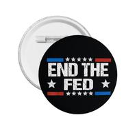 End The Fed Stop The Fed Distintivo in metallo Spilla Decorazione