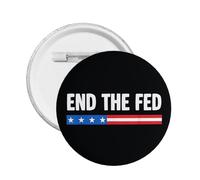 End The Fed Stop The Fed Distintivo in metallo Spilla Decorazione