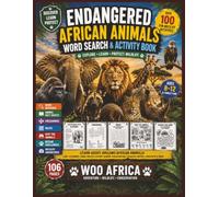 Endangered African Animals Word Search & Activity Book