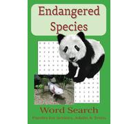 Endangered Species Word Search Book: Word Searches with Easy to Read Print about Endangered Animals, Insects, and birds | 6 x 9 inches, 110 pages | ... Gifts for Vacations, Holidays and Free Times