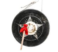 ENDBAG gong Strumento gong, 27 cm, tradizionale gong a vento a percussione cinese con martello e nastro, per la celebrazione dell'home office(Color:42cm,Size:)