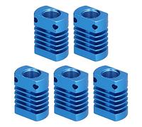 Ender 3 Dissipatore di Calore Aluminiumoy Ender 3 Hot End Dissipatore di Calore 5 Pezzi Dissipatore di Calore per Stampante 3D Aluminiumoy Blocco di Dissipazione Estrusore Mk10v6