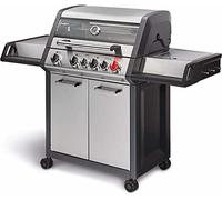 Enders Monroe Pro 4 Sik Turbo Barbecue a Gas 4 Fuochi + Fornello Laterale + Zona Turbo, BBQ con bruciatore Backburner, Coperchio con Termometro, Grill a gas da Esterno 30mbar #837833