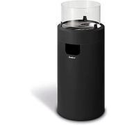 Enders Nova LED M - Caminetto Decorativo Alimentato a Gas - per Patio con Illuminazione Ambientale - Design Moderno - Nero #560033