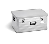 Enders - Scatola con Coperchio in Alluminio - Scatola Porta Oggetti Toronto - Box Alluminio con Capienza: 80 Litri - Valigia Alluminio con angoli rinforzati - Argento #3900