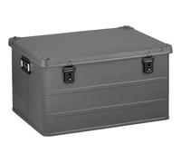 Enders® Vancouver S Grey, scatola in alluminio, 123 litri, scatola industriale, scatola per il trasporto, universale, guarnizione in gomma, stabile, robusta, protezione da polvere e spruzzi d'acqua,