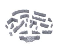 EnderToys Country High Walls by Printable Scenery, 3D Stampato Paesaggio RPG da tavolo e Wargame Terrain 28mm Miniature