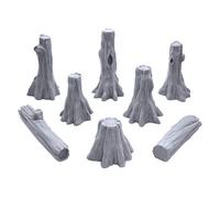 EnderToys Palude Trunks & Logs - DND Terrain - Paesaggio RPG da tavolo e terreno di guerra per miniature da 28 mm