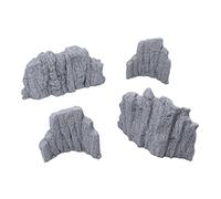 EnderToys Volcanic Rock Wall Set A, stampa 3D da tavolo RPG Scenery e Wargame Terrain per miniature da 28 mm