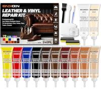 Endhokn Kit Riparazione Pelle12 Colori Facile da Usare Colori Abbinabili