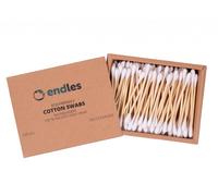 Endles by Econea Boccioli di cotone per le orecchie (200 pezzi) - fatti di bambù e cotone