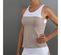 Endless Bloom Canottiera Donna - beige, bianco