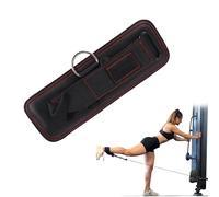 Endless Cinturino singolo regolabile di alta qualità con fibbia in metallo, nero, metallo e neoprene, per manicotti da palestra, fasce di resistenza, calci di allenamento, glutine e lower body