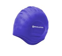 Endless EL1023 Comfortable Silicon Swimming Cap with Ergonomic Ear Pockets | Purple | Material : Silicon | Fully Elastic Waterproof Cap for Long and Short Hair with Thicker Edge | For Women and Men