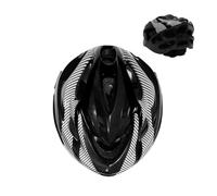 Endless EL1049 Cycle and Skates Helmet with Adjustable Strap | Black | Material : Polycarbonate, EPS | With Inside Cushioning Padding for Comfort | For Adults, Women and Men