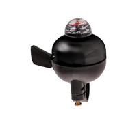 Endless EL1057 Classic Bicycle Bell for Ring | Black | Material : Aluminium Alloy | This Bell with Loud Sound can be Used for Road Mountain Bike Handlebars | This Bell has Compass for Direction