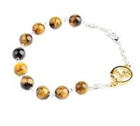 Endless GIUBILEO 2025 Bracciale con pietre Occhio di Tigre