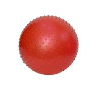 ENDLESS Palla da yoga antiburst da 65 cm | Thick PVC Exercise Ball for Fitness, Pilates, Stability & Home Gym Training | Balance Ball Chair for Men & Women| Color: rosso