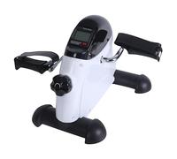 Endless Pedal Exerciser portatile con monitor digitale | nero | Materiale: lega di acciaio | Under Desk Bike Pedal Exerciser | Foot Cycle | Arm and Leg Exercise Peddler Machine | per uomini e donne