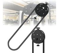 Endless Rope Trainer,Attrezzo per Allenamento Completo del Corpo,Sistemas di Cavi a Puleggia, Resistenza Regolabile,Utilizzato per Esercizi di Presa/Braccia/Schiena e Coordinazione Corporea