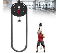 Endless Rope Trainer, Portable Cable Pulley System, Pull Rope Fitness Trainer, Un Sistema di Cavi con Resistenza Regolabile, Home Gym Equipment, for Grip, Arms, Back, Body Coordination Exercises