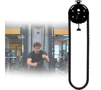 Endless Rope Trainer - Puleggia per cavi con resistenza regolabile | Corda da allenamento senza fine con resistenza regolabile per allenamento completo del corpo e allenamento di forza a casa o