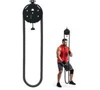 Endless Rope Trainer, Pulley Cable Machine, Adjustable Resistance, Small Footprint and Easy To Install for Muscle Endurance, Upper Extremity Physical Training