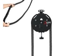 Endless Rope Trainer Pulley Cable Machine System Resistenza Regolabile per Grip Braccia Esercizi di Coordinazione Posteriore Palestra Casa Attrezzo Fitness