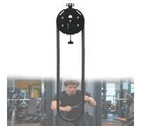 Endless Rope Trainer Pulley System - Macchina portatile per esercizi di coordinazione di presa, braccia e schiena