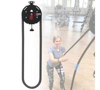 Endless Rope Trainer, Sistema A Puleggia Per Palestra Con Resistenza Regolabile, Attrezzatura Per Home Gym Portatile, Per Esercizi Di Presa, Braccia, Schiena E Coordinazione(Red)
