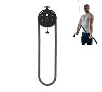 Endless Rope Trainer - Sistema fitness con manopola di regolazione della resistenza, puleggia per resistenza muscolare e allenamento aerobico a casa