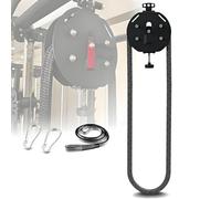 Endless Rope Trainer Sistema Portatile Con Puleggia Cavo Con Resistenza Regolabile Per Palestra Domestica Attrezzo Allenamento Completo Corpo Per Braccia Schiena Forza Presa Coordinazione(Black)