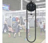 Endless Rope Trainer,Sistemas di Macchine a Cavi con Pulegge e Resistenza Regolabile,Allenamento Fitness con Corda da Trazione per Esercizi di Presa,Braccia,Schiena e Coordinazione Corporea