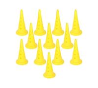Endless Set di 12 Coni da Calcio 50 cm con Fori, Multicolore. Ideali per Allenamento di agilità e Sport Come Pattinaggio, Basket e Calcio. Perfetti per percorsi a Ostacoli Indoor e Outdoor