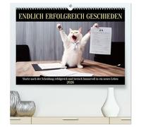 Endlich erfolgreich geschieden (hochwertiger Premium Wandkalender 2026 DIN A2 quer), Kunstdruck in Hochglanz: Starte nach der Scheidung erfolgreich und tierisch humorvoll in ein neues Leben