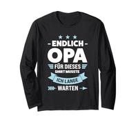 Endlich Opa Opa Familie Maglia a Manica