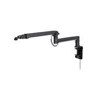 ENDORFY Broadcast Low Profile RGB Boom Arm, Microfono Premium a basso profilo Smartfone e braccio luminoso con cavo, rotazione di 360 gradi, luci LED con controller