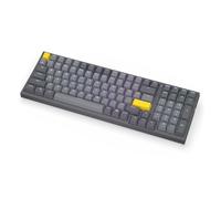 ENDORFY Celeris 1800, tastiera wireless con layout 1800, QWERTY, BT, 2,4 GHz, SideTune, interruttori Yellow by Gateron, piastra superiore FR4 per una migliore sensazione di digitazione
