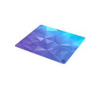 ENDORFY Crystal Blue L, tappetino per mouse 450x400 mm L, guida per mouse liscia, bordo stampato, base in gomma antiscivolo, design elegante