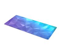 ENDORFY Crystal Blue XL, tappetino per mouse XXL 900x400 mm, guida per mouse liscia, bordo stampato, base in gomma antiscivolo, design elegante