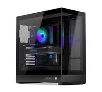 ENDORFY Fishtank 6000 Flex, Case per PC ATX E-ATX Gaming, design panoramico in vetro temperato, USB-C, supporto per raffreddamento 2x 360 mm, fino a 9 ventole, GPU fino a 445 mm, computer nero moderno