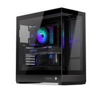 ENDORFY Fishtank 6000 Flex, Case per PC ATX E-ATX Gaming, design panoramico in vetro temperato, USB-C, supporto per raffreddamento 2x 360 mm, fino a 9 ventole, GPU fino a 445 mm, computer nero moderno