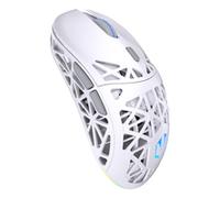 ENDORFY LIV Wireless Onyx White, mouse da gioco bianco, mouse wireless, design ultraleggero (69 g), massimo 12.000 DPI, PixArt PAW3311, Kailh GM 4.0, 2,4 GHz, BT, USB-A, retroilluminazione ARGB