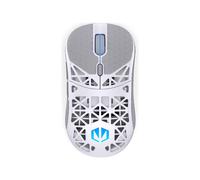 ENDORFY LIV Wireless Onyx White, mouse da gioco bianco, mouse wireless, design ultraleggero (69 g), massimo 12.000 DPI, PixArt PAW3311, Kailh GM 4.0, 2,4 GHz, BT, USB-A, retroilluminazione ARGB
