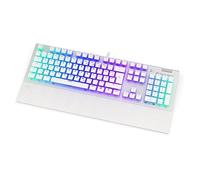 ENDORFY Omnis DE Kailh Red Onyx White Pudding, switch meccanici Kailh Red, piedi magnetici regolabili, tastiera meccanica full size, layout Tedesco QWERTZ, EY5D033