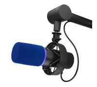 ENDORFY Solum Broadcast, indicatore Muto RGB, Microfono PC USB Plug&Play, Membrana placcata in Oro da 20 mm, Braccio Regolabile Studio Boom, Uscita per Cuffie con Controllo del Volume
