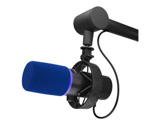 ENDORFY Solum Broadcast, indicatore Muto RGB, Microfono PC USB Plug&Play, Membrana placcata in Oro da 20 mm, Braccio Regolabile Studio Boom, Uscita per Cuffie con Controllo del Volume