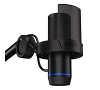 ENDORFY Solum - Microfono USB C a 2 bracci, 24 bit/96 kHz | Modello cardioide, braccio microfono 88 cm, supporto oscillante, filtro pop in metallo, muto, controllo del guadagno