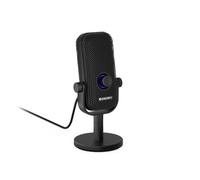 ENDORFY Solum Voice S, microfono per streaming, chat e podcast, retroilluminazione RGB, jack per cuffie, tasto touch per mutare, tasto del GUADAGNO, pattern cardioide