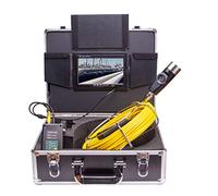 Endoscope industriel 7" senza fil 20M caméra vidéo d'ispezione de tuyau, canalizzazione d'égout 17 mm endoscopio industriale caméra d'ispezione (nero, 30 m)